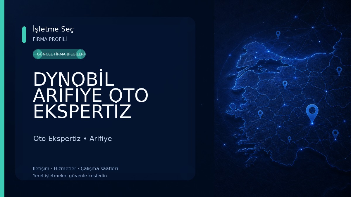 DYNOBİL ARİFİYE OTO EKSPERTİZ 