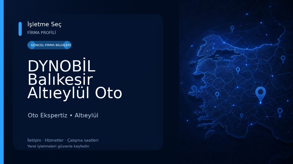 DYNOBİL Balıkesir Altıeylül Oto Ekspertiz 