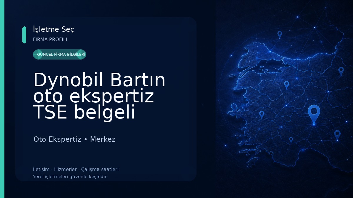 Dynobil Bartın oto ekspertiz TSE belgeli Oto Ekspertiz