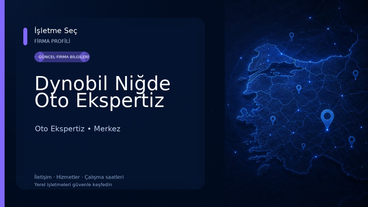Dynobil Niğde Oto Ekspertiz Oto Ekspertiz