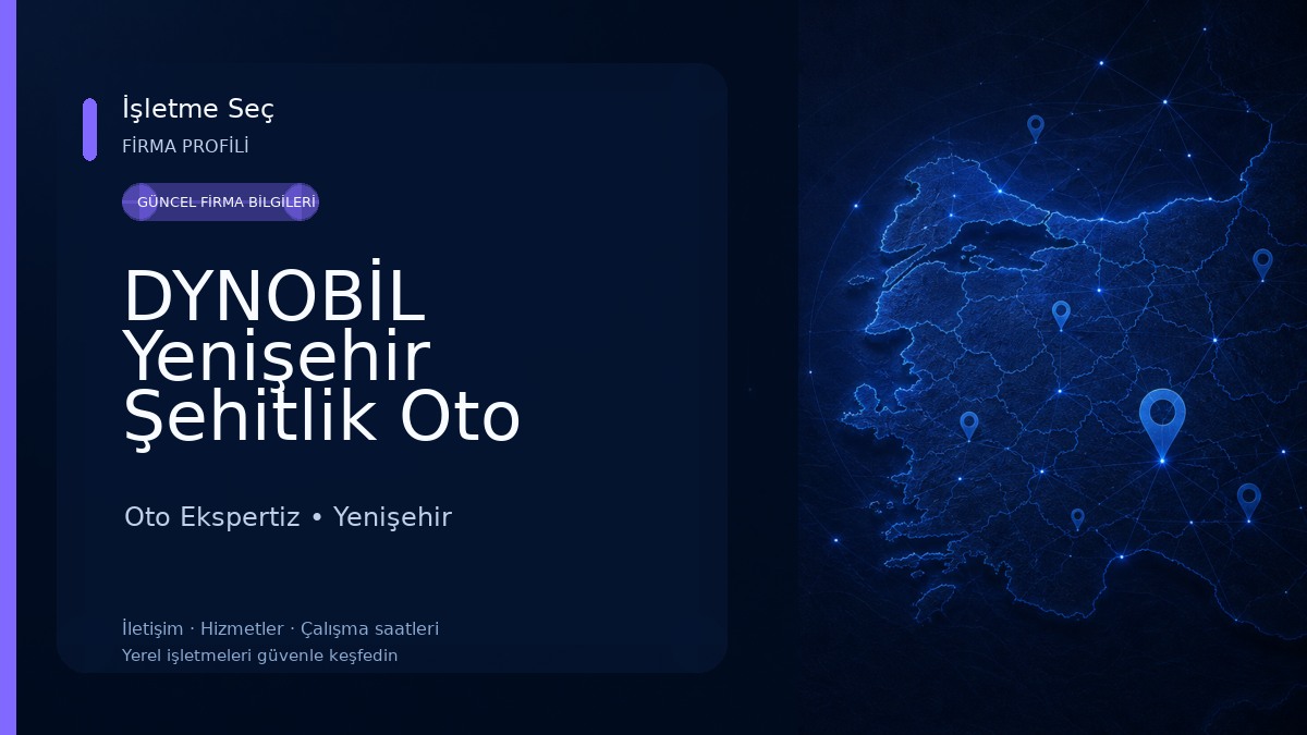 DYNOBİL Yenişehir Şehitlik Oto Ekspertiz
