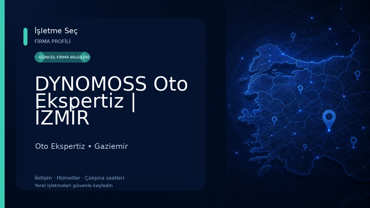 DYNOMOSS Oto Ekspertiz | İZMİR Oto Ekspertiz