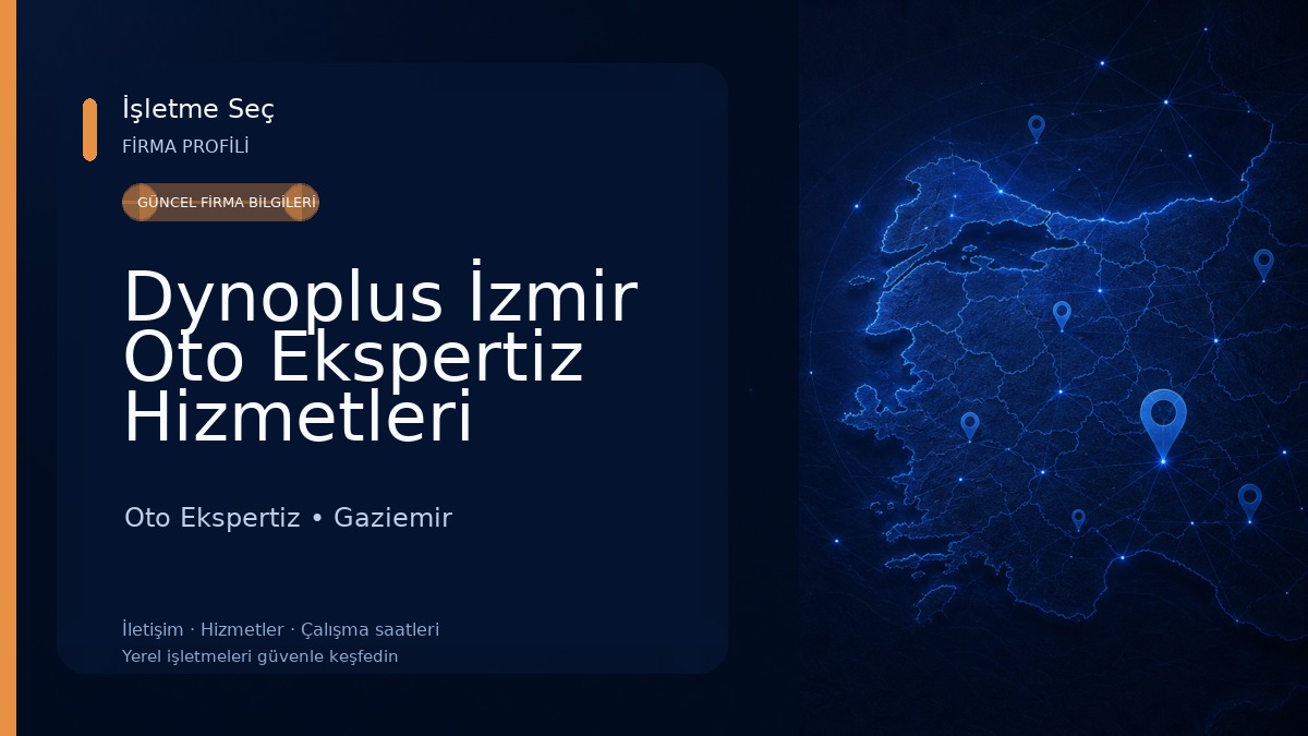 Dynoplus İzmir Oto Ekspertiz Hizmetleri Oto Ekspertiz