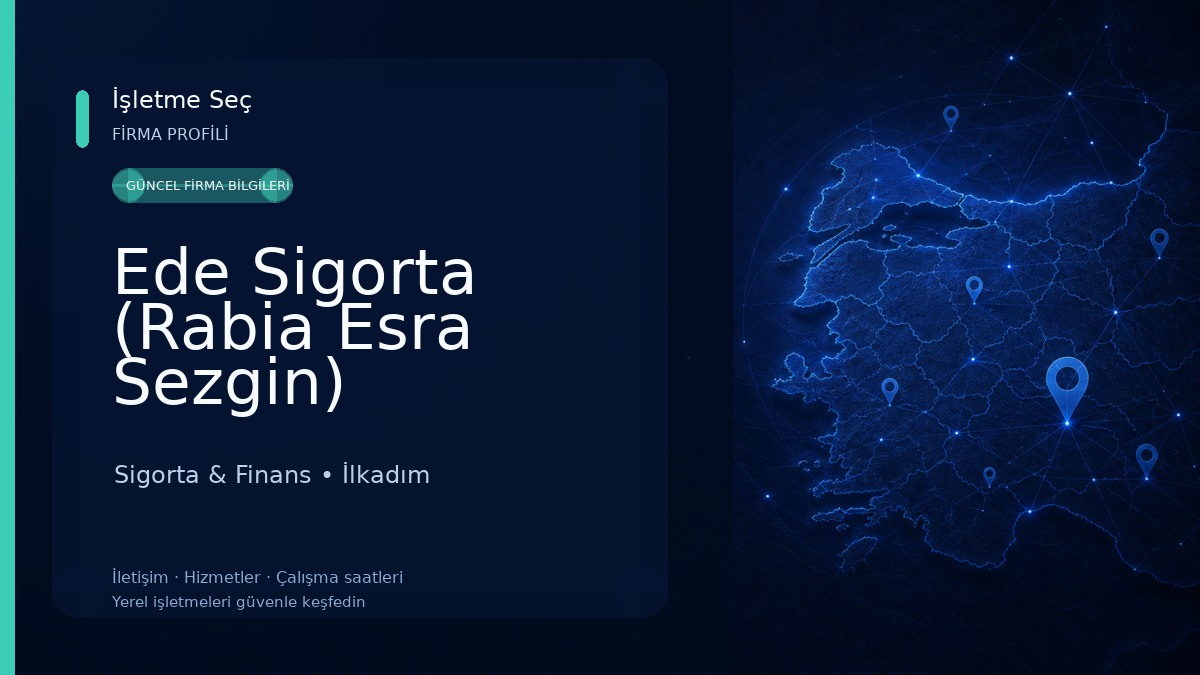 Ede Sigorta (Rabia Esra Sezgin) Sigorta & Finans
