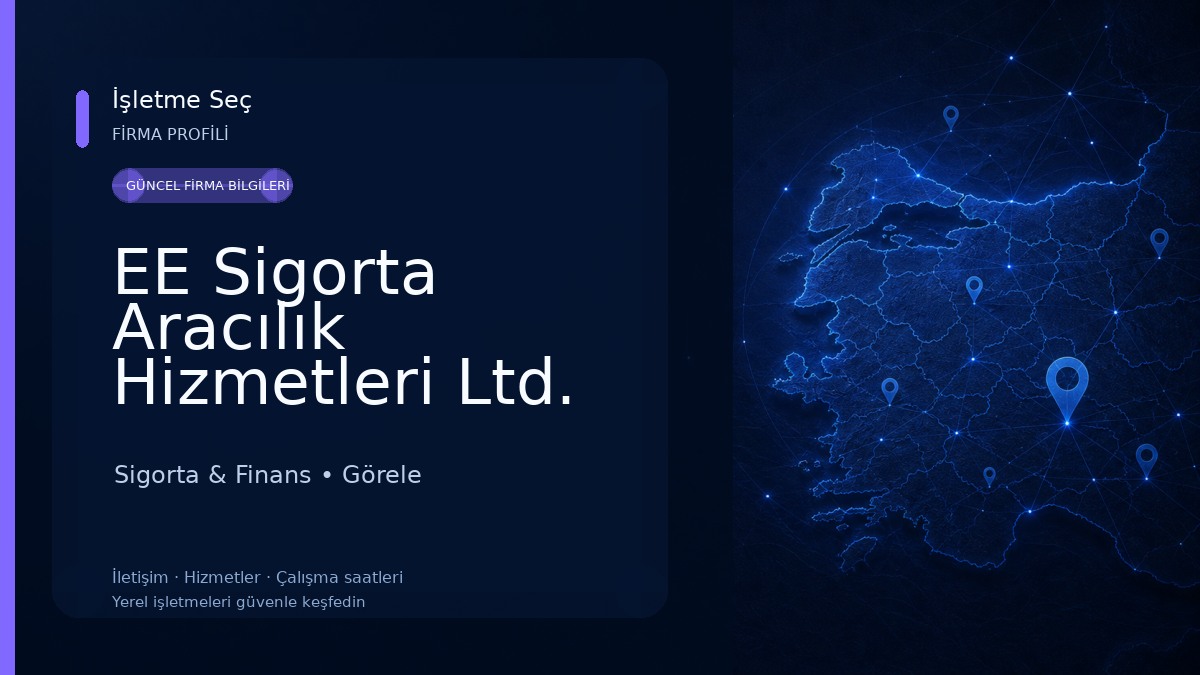 EE Sigorta Aracılık Hizmetleri Ltd. Şti. Sigorta & Finans