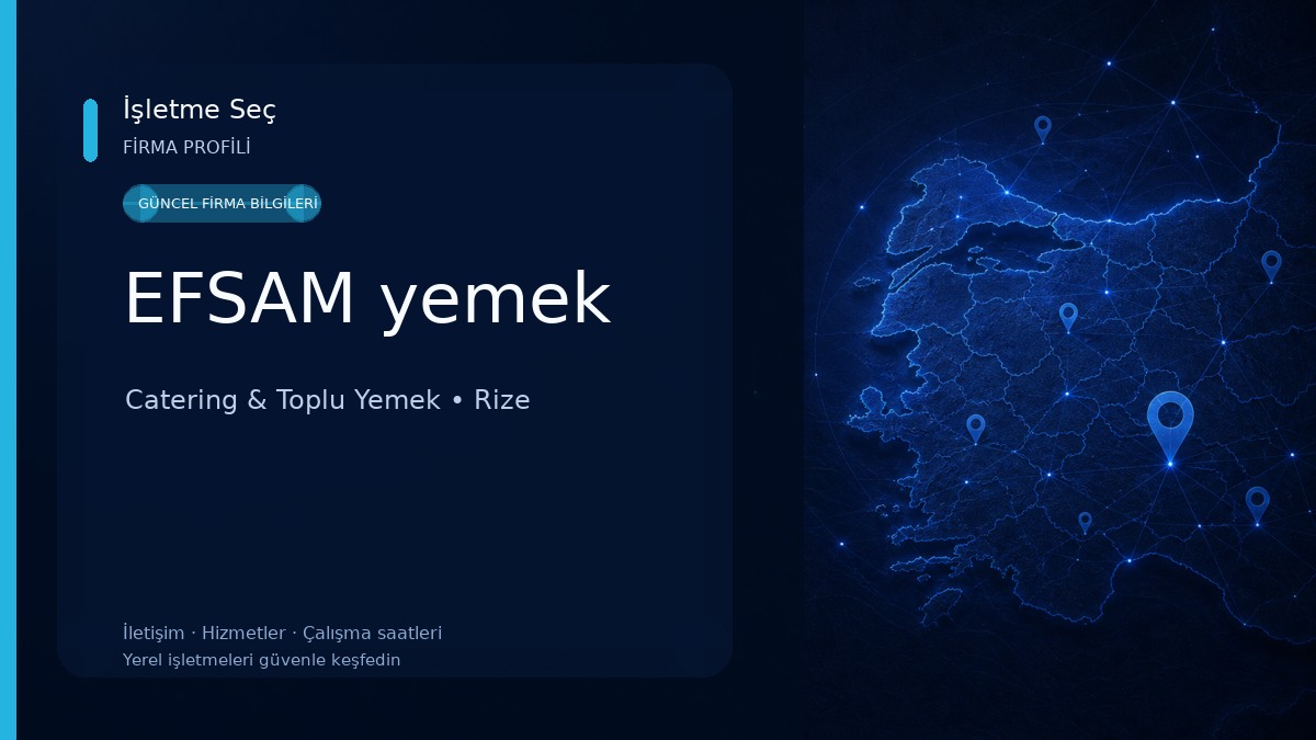 EFSAM yemek