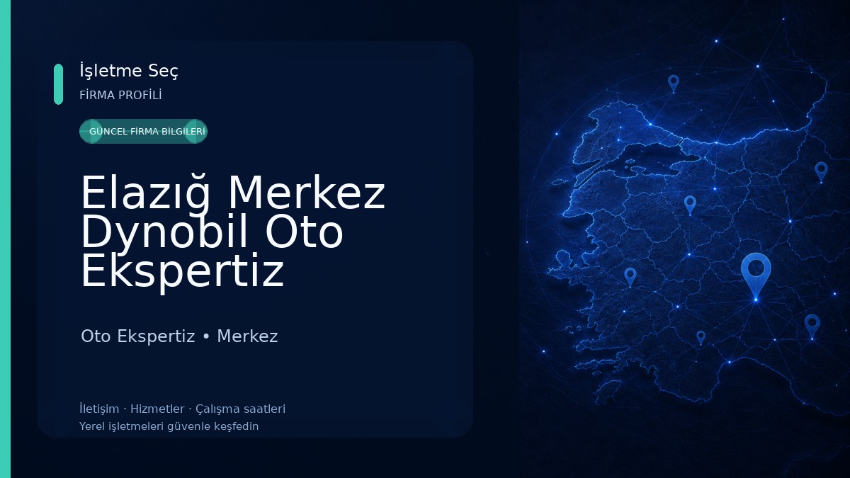 Elazığ Merkez Dynobil Oto Ekspertiz Oto Ekspertiz