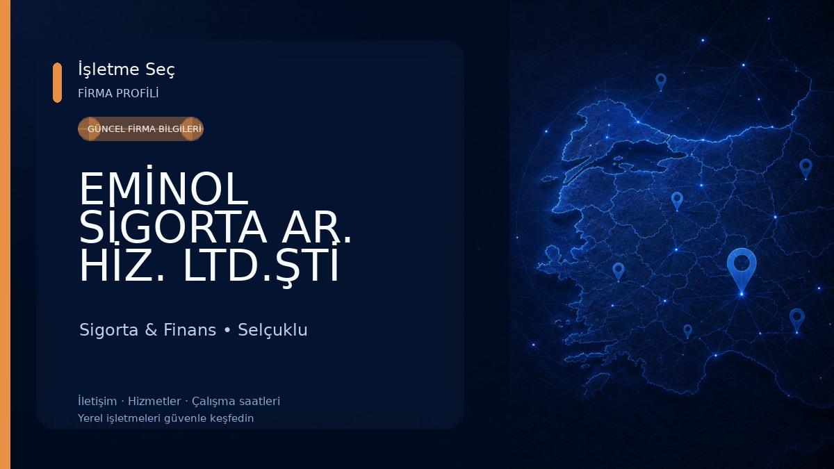 EMİNOL SİGORTA AR. HİZ. LTD.ŞTİ Sigorta & Finans