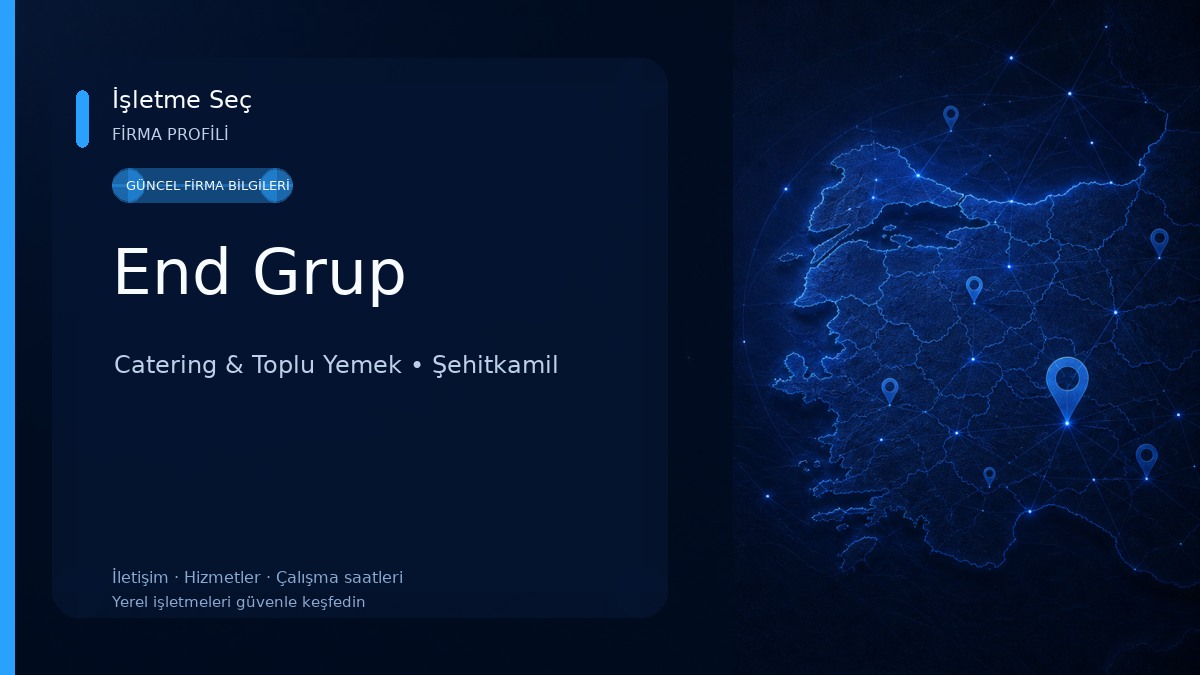 End Grup Catering & Toplu Yemek