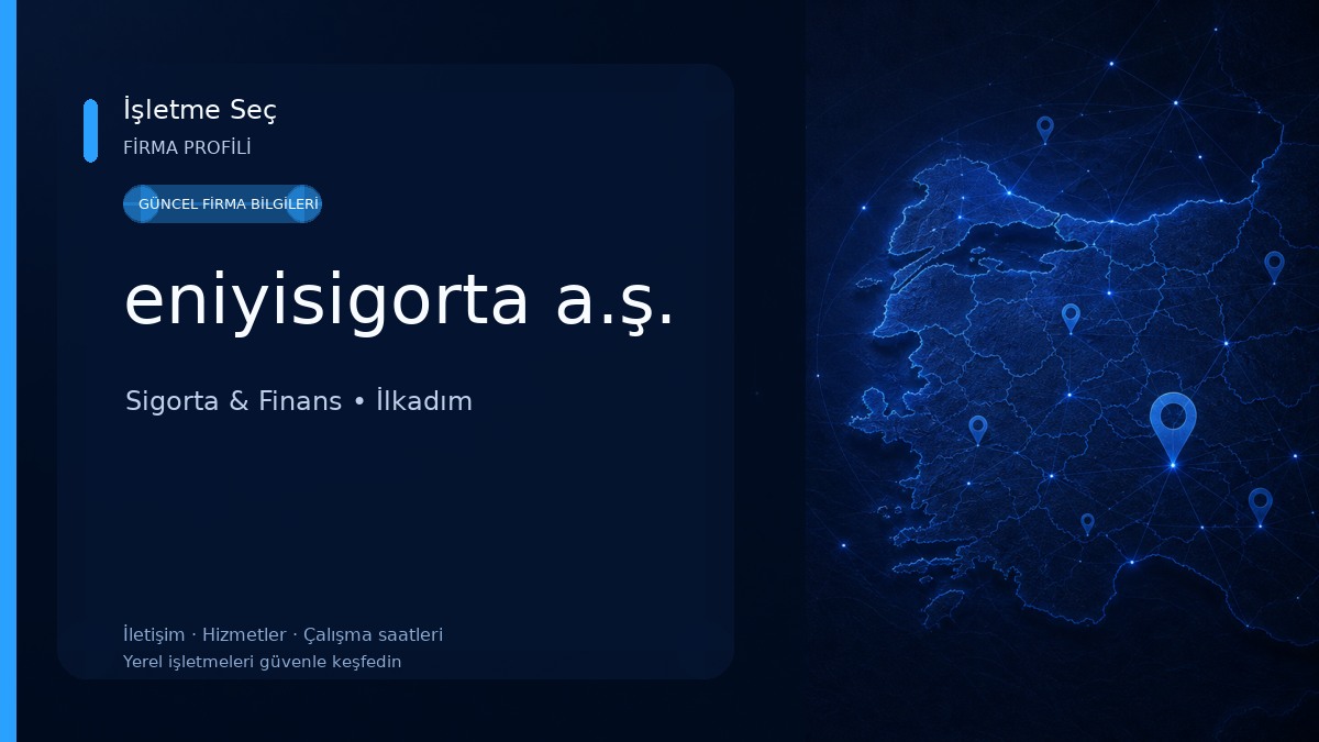 eniyisigorta a.ş. Sigorta & Finans