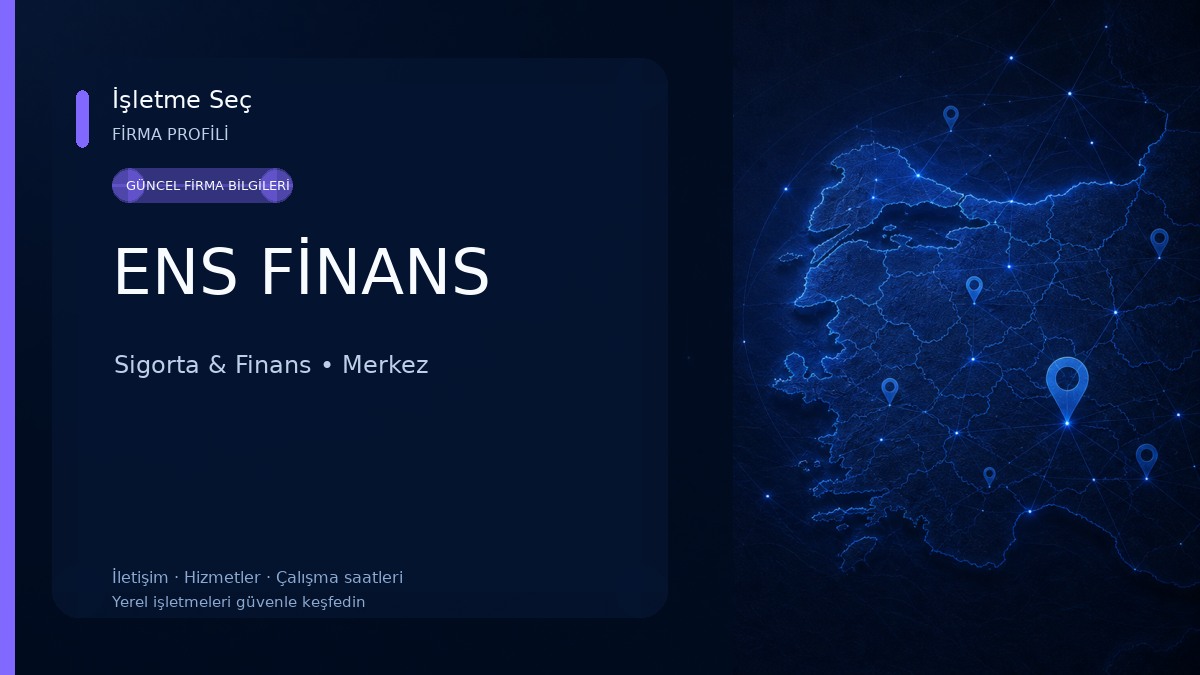 ENS FİNANS Sigorta & Finans