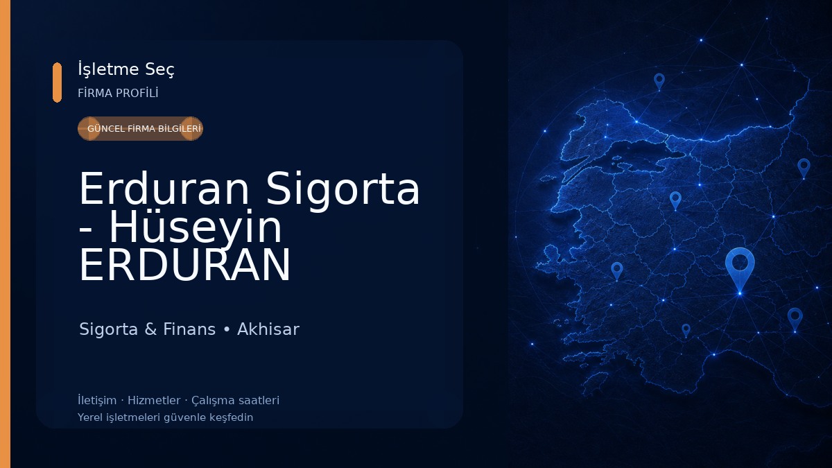 Erduran Sigorta - Hüseyin ERDURAN 