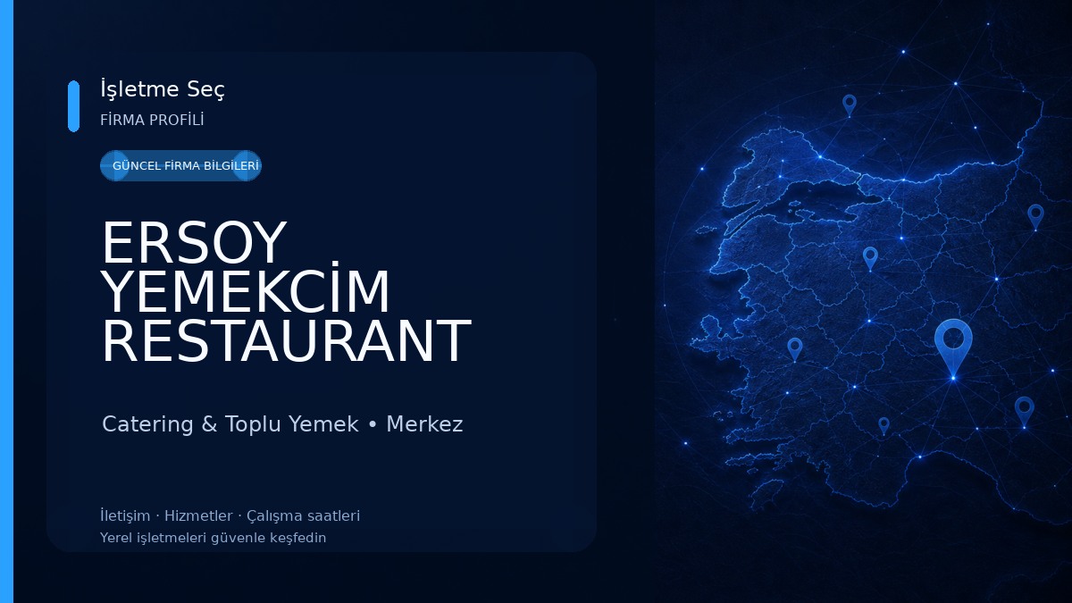 ERSOY YEMEKCİM RESTAURANT TABLDOT