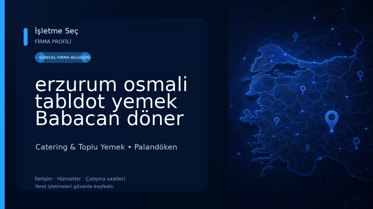 erzurum osmali tabldot yemek Babacan döner