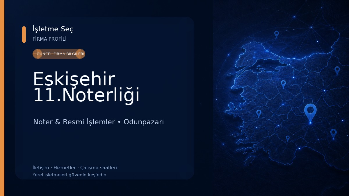 Eskişehir 11.Noterliği 