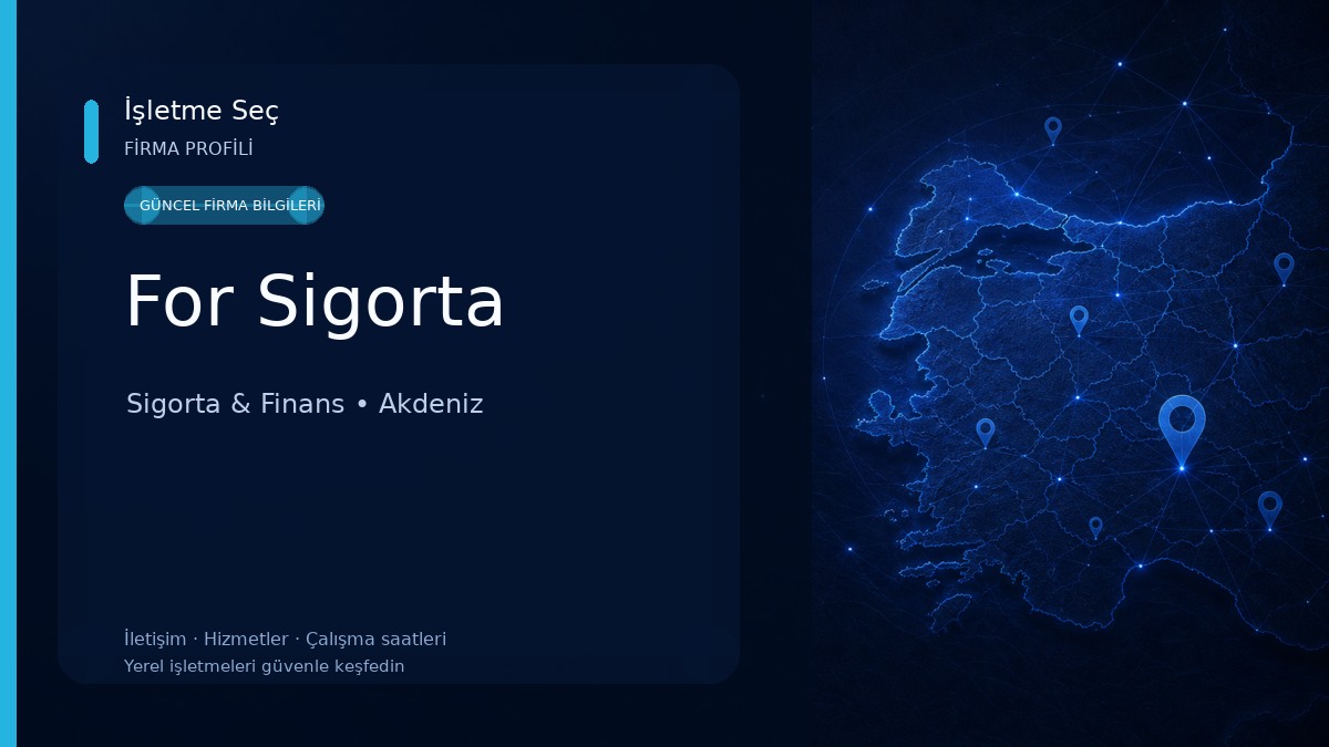 For Sigorta Sigorta & Finans