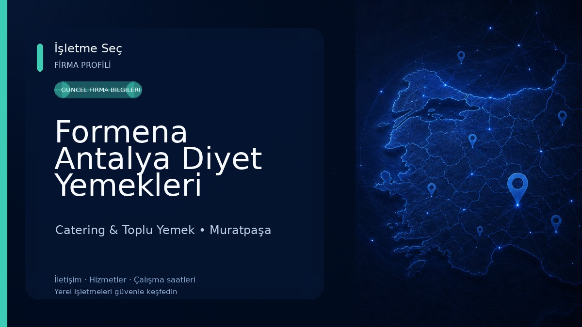 Formena Antalya Diyet Yemekleri