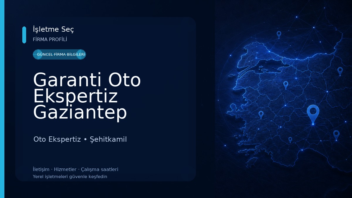 Garanti Oto Ekspertiz Gaziantep Şehitkamil Oto Ekspertiz