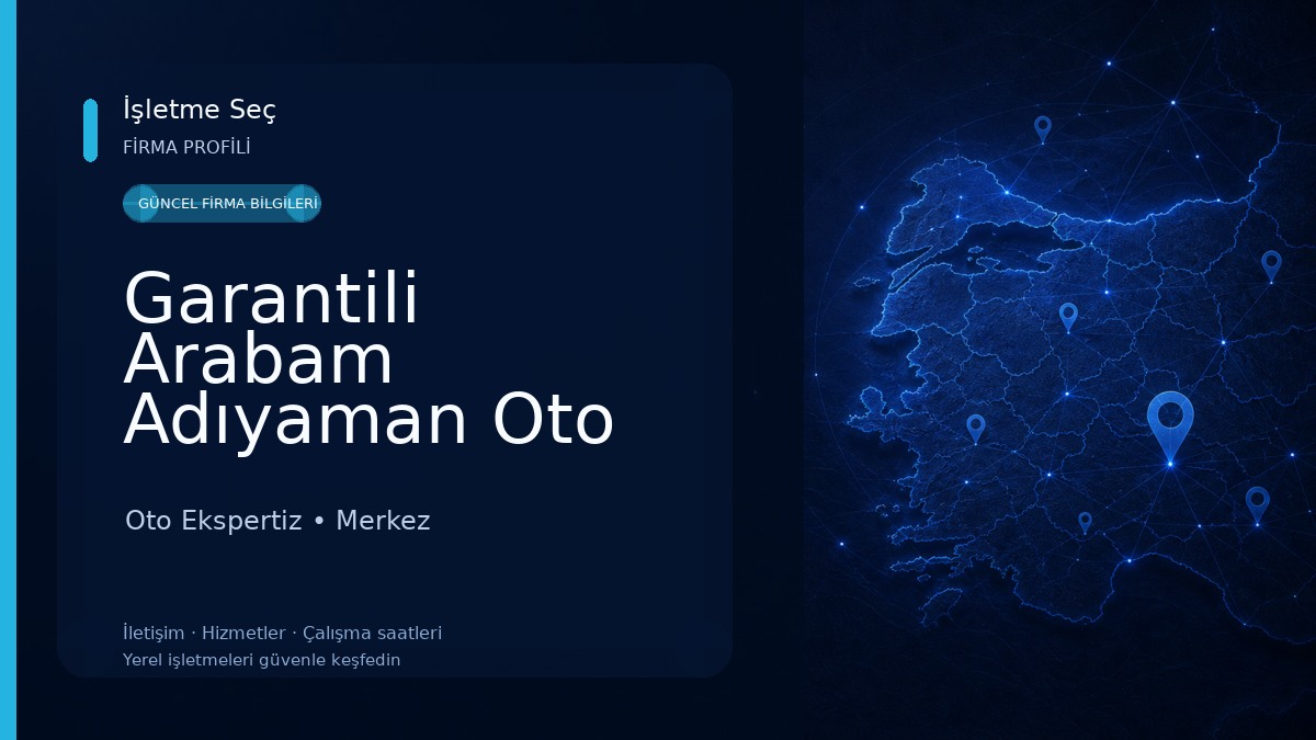 Garantili Arabam Adıyaman Oto Ekspertiz