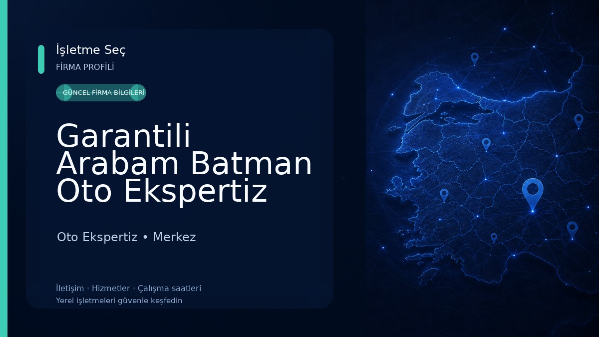 Garantili Arabam Batman Oto Ekspertiz 