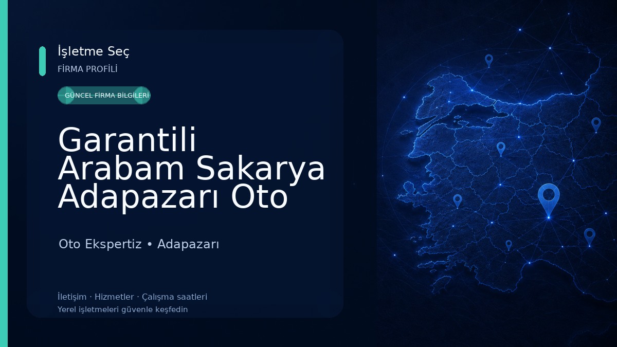 Garantili Arabam Sakarya Adapazarı Oto Ekspertiz 