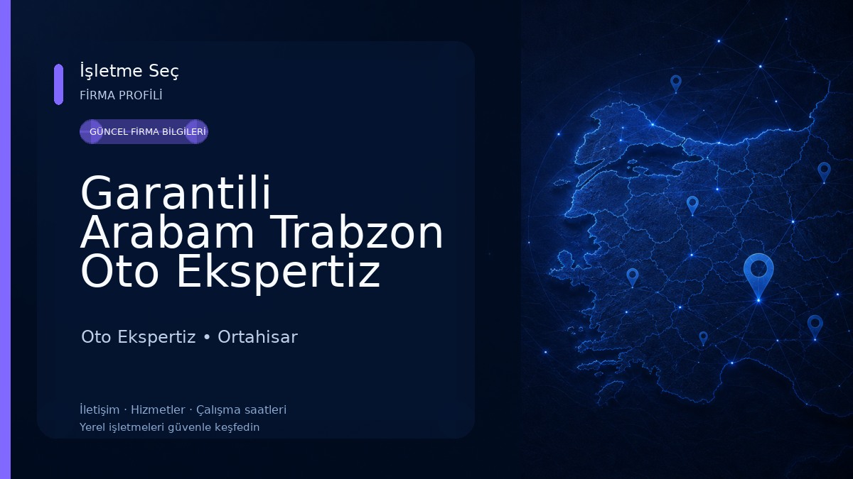 Garantili Arabam Trabzon Oto Ekspertiz Oto Ekspertiz