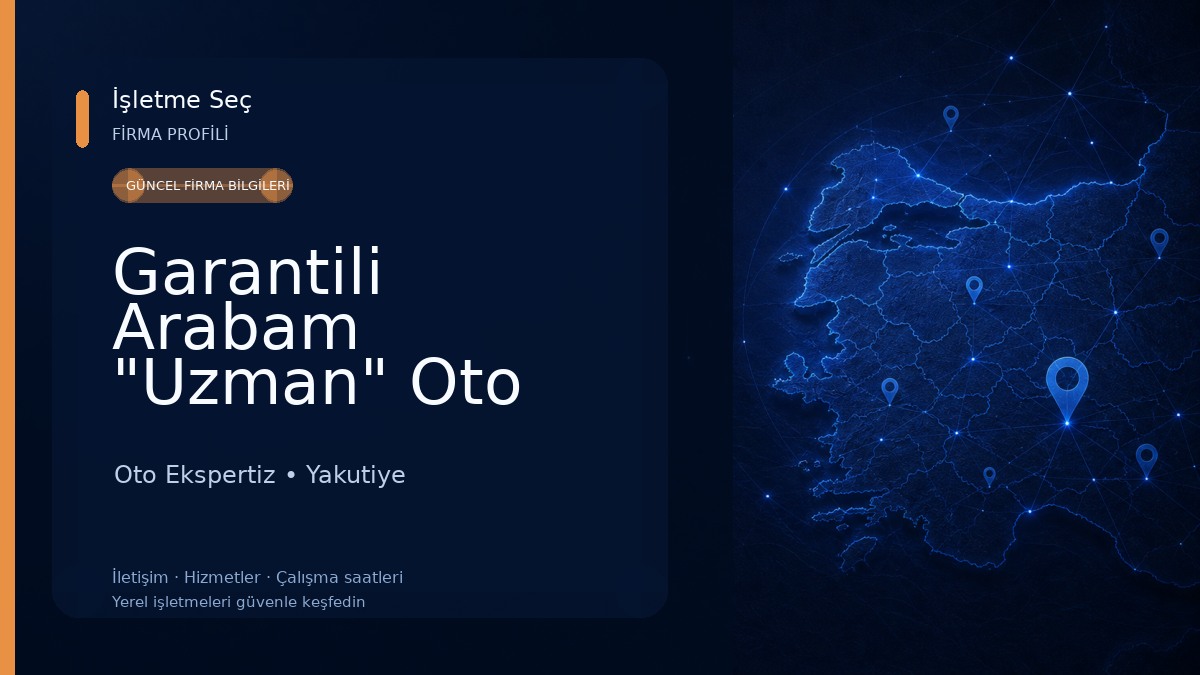 Garantili Arabam "Uzman" Oto Ekspertiz Oto Ekspertiz