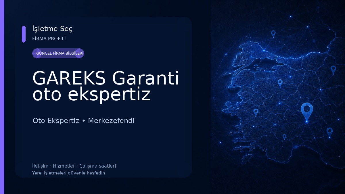 GAREKS Garanti oto ekspertiz Oto Ekspertiz
