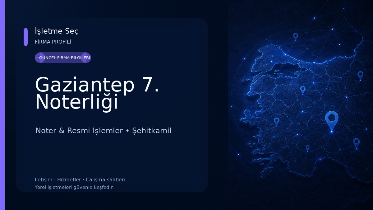 Gaziantep 7. Noterliği