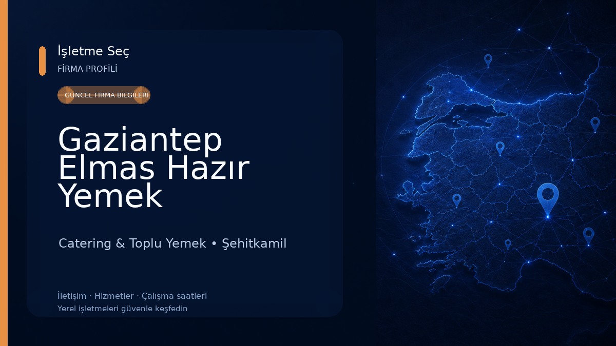 Gaziantep Elmas Hazır Yemek 