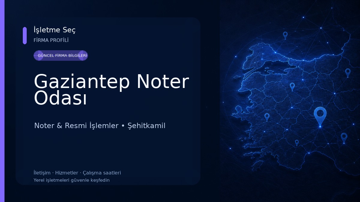 Gaziantep Noter Odası 