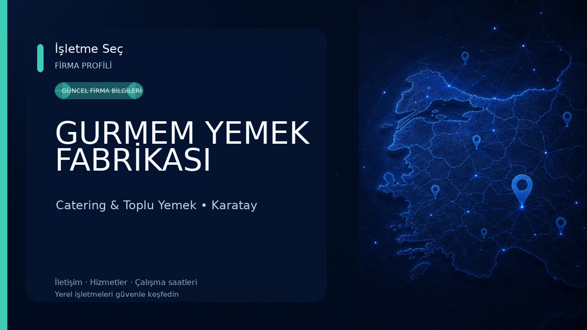 GURMEM YEMEK FABRİKASI Catering & Toplu Yemek
