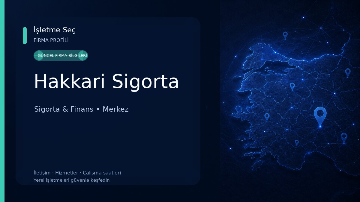 Hakkari Sigorta 