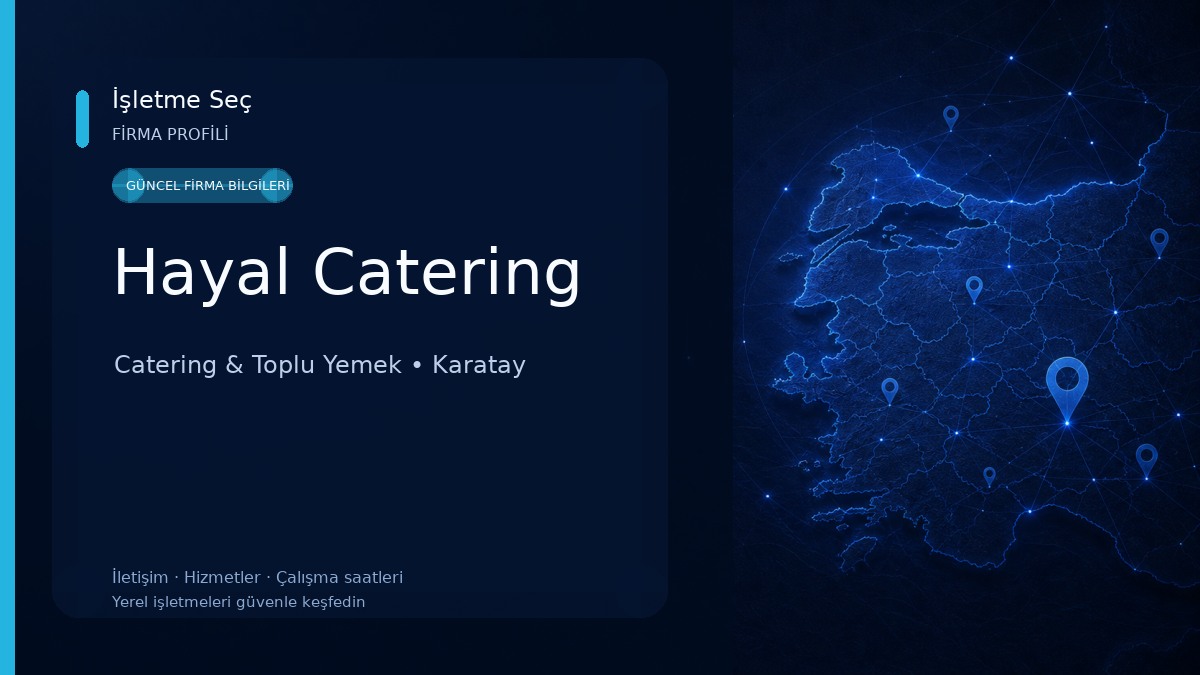 Hayal Catering Catering & Toplu Yemek