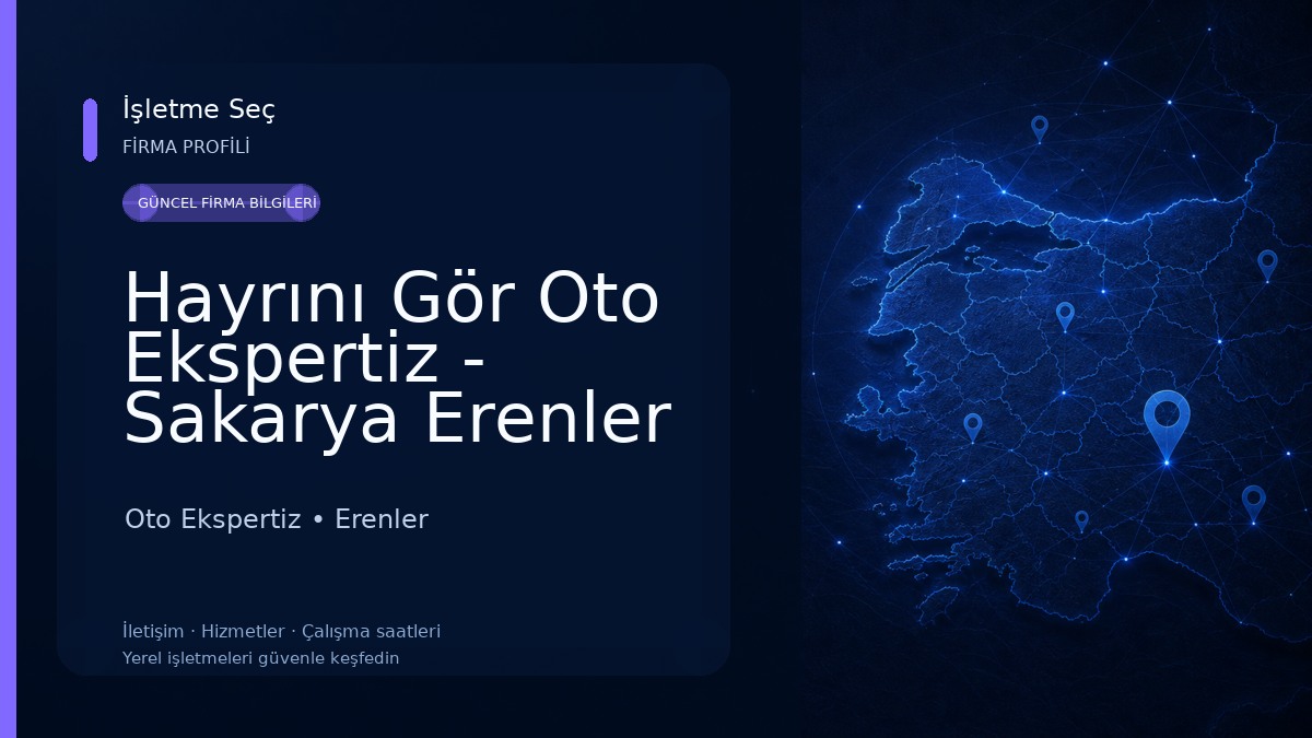 Hayrını Gör Oto Ekspertiz - Sakarya Erenler 