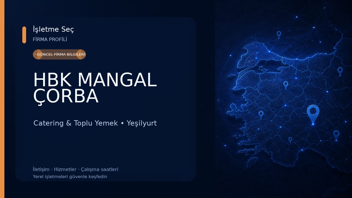 HBK MANGAL ÇORBA Catering & Toplu Yemek
