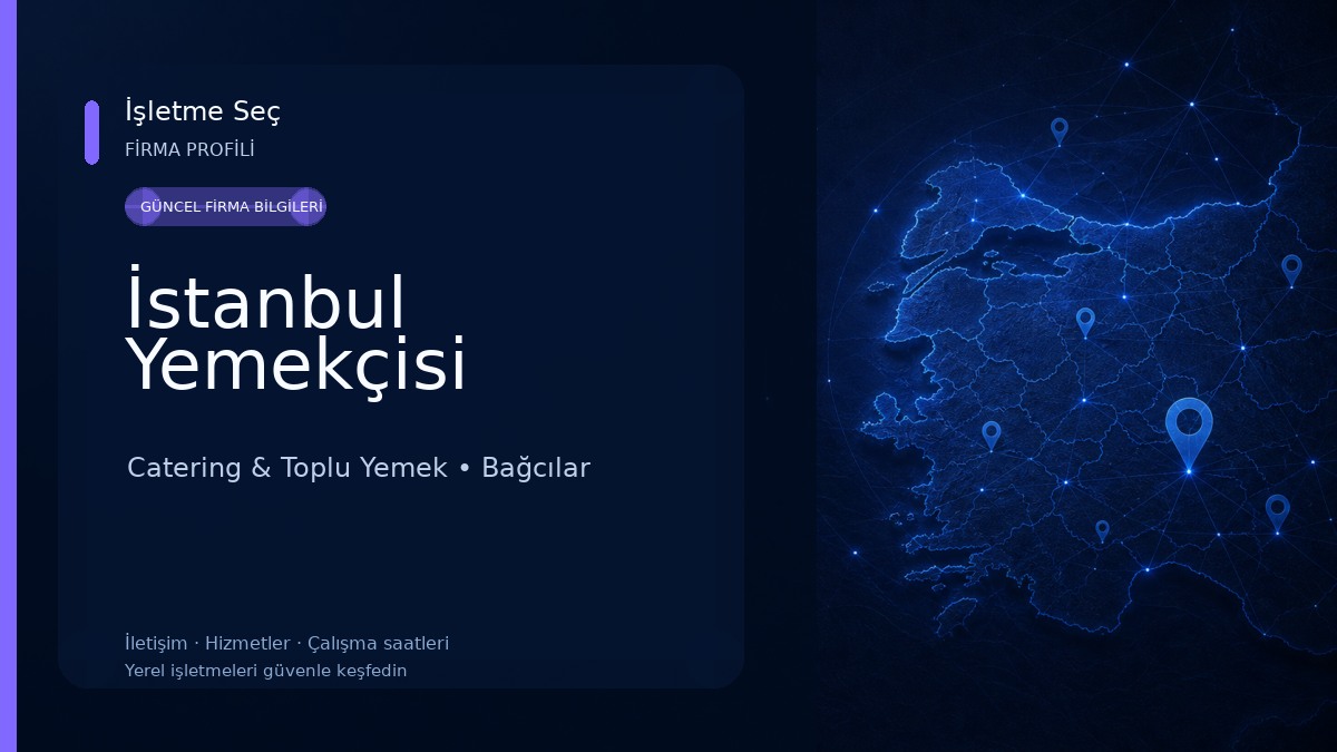 İstanbul Yemekçisi Catering & Toplu Yemek
