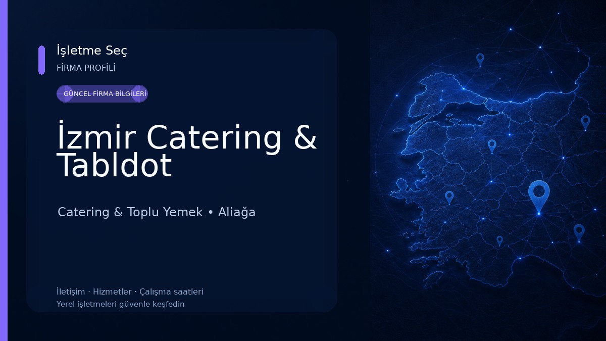 İzmir Catering & Tabldot