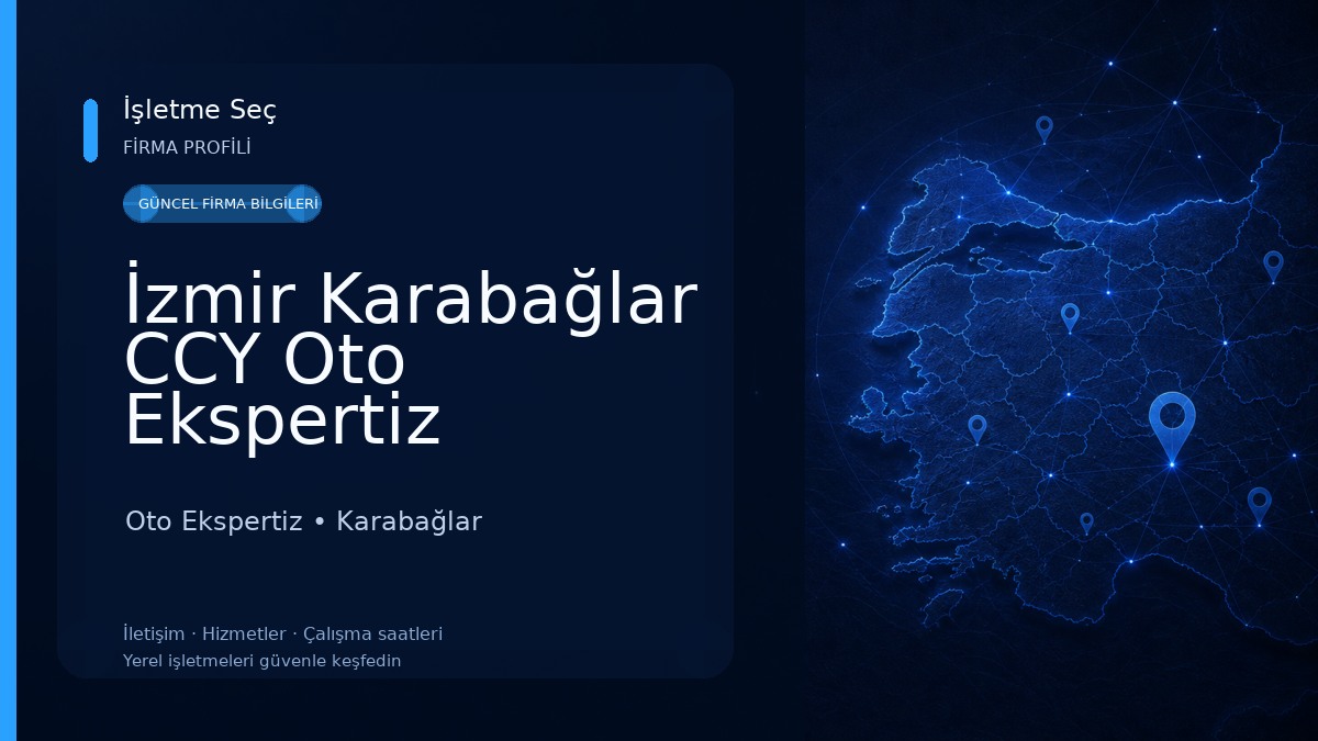 İzmir Karabağlar CCY Oto Ekspertiz (Tse-Hyb) Yetkili