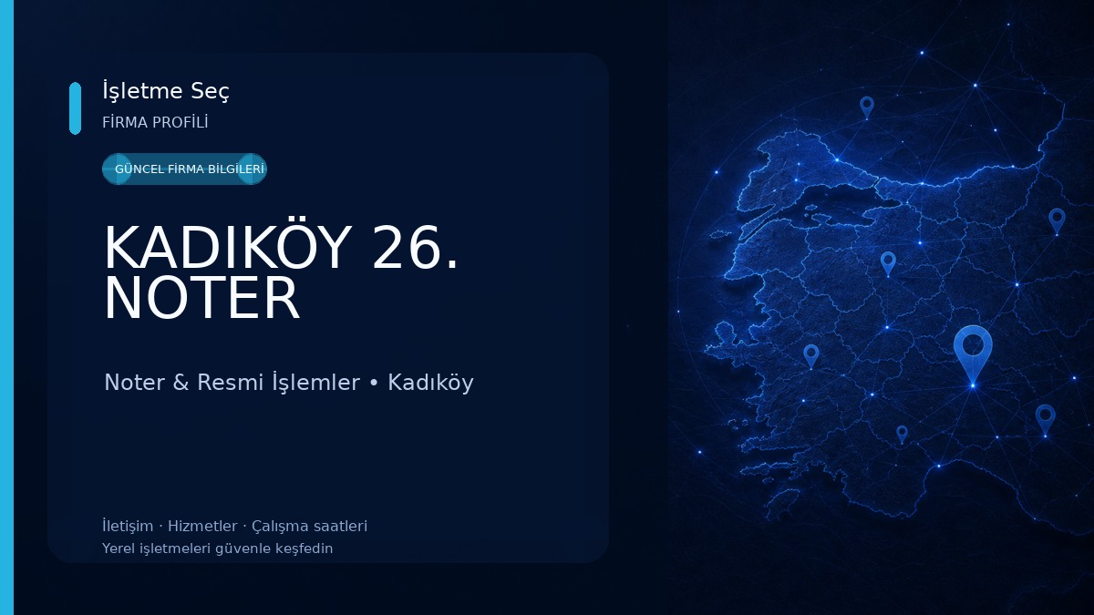 KADIKÖY 26. NOTER