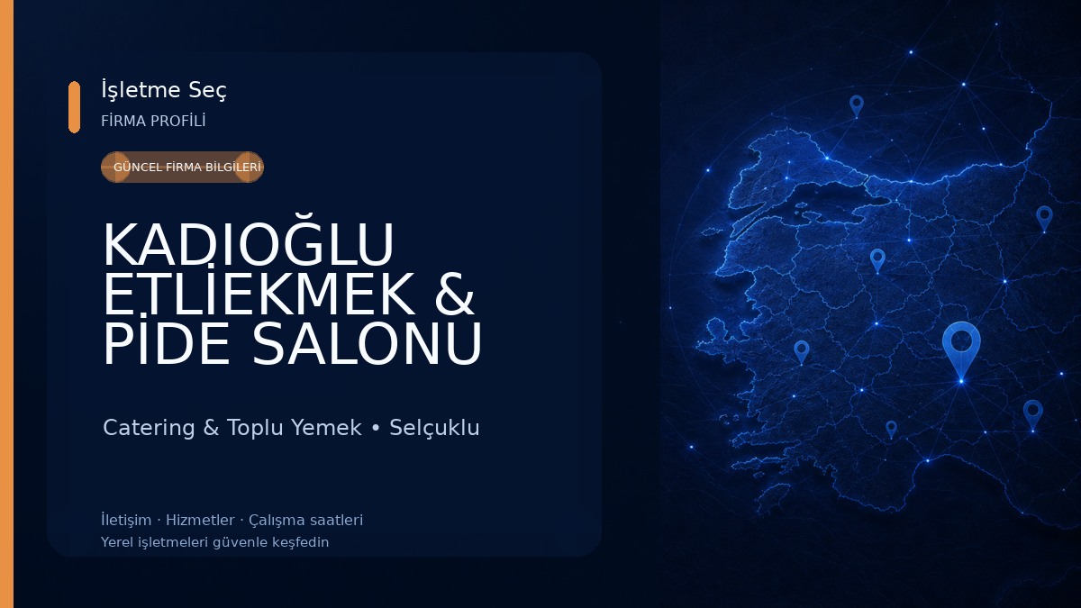 KADIOĞLU ETLİEKMEK & PİDE SALONU