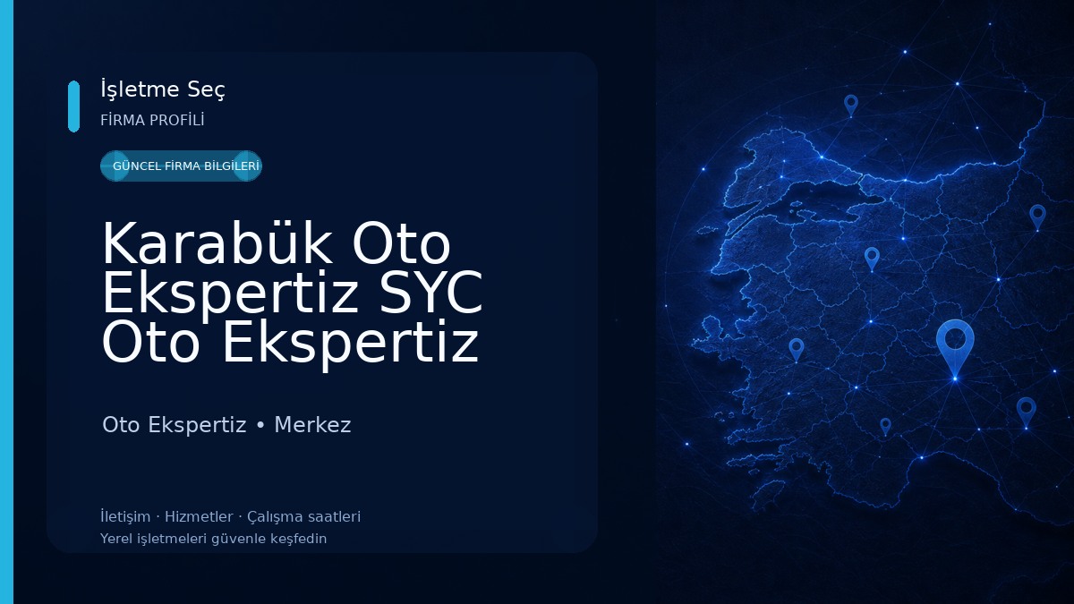 Karabük Oto Ekspertiz SYC Oto Ekspertiz 