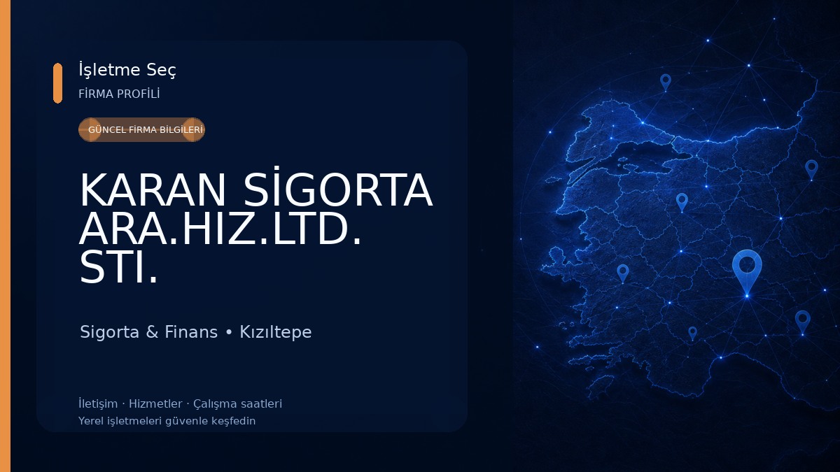 KARAN SİGORTA ARA.HIZ.LTD. STI. Sigorta & Finans