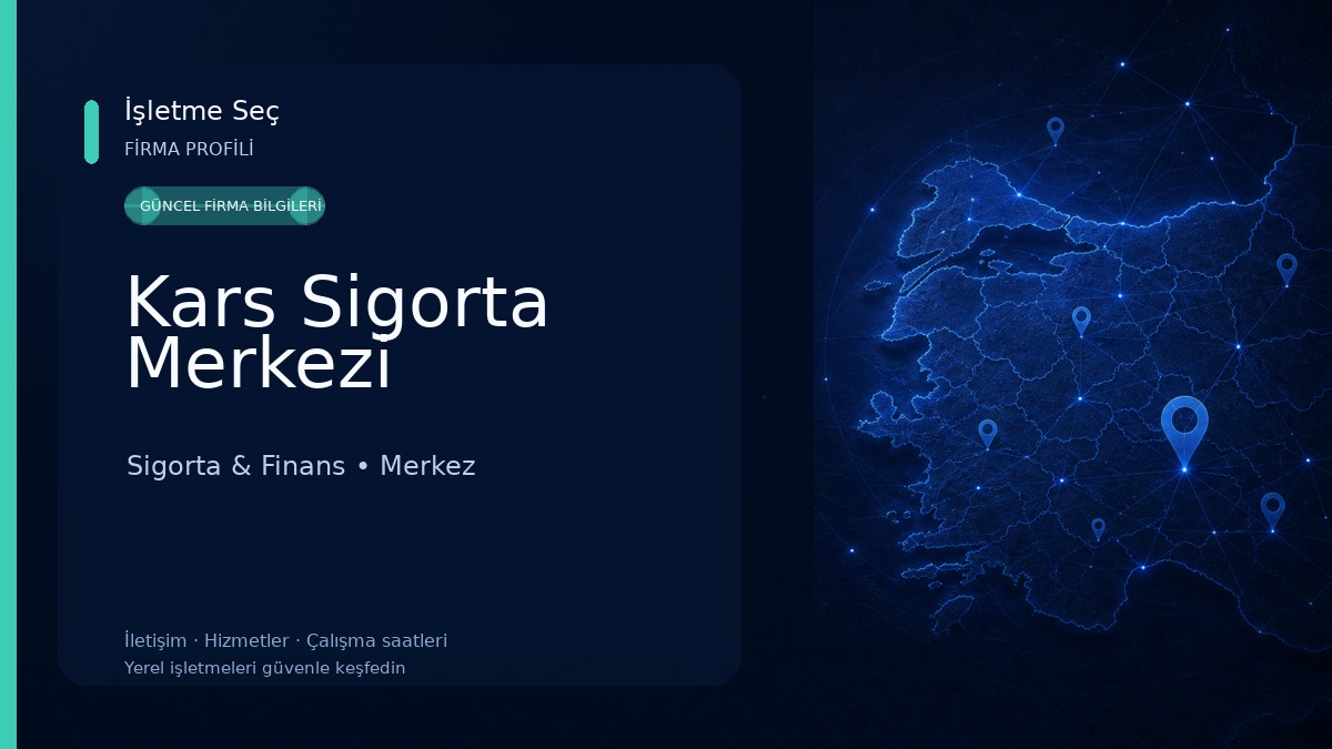 Kars Sigorta Merkezi Sigorta & Finans
