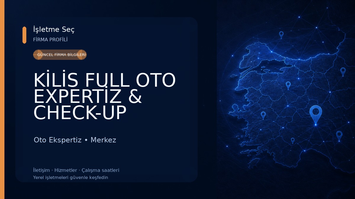 KİLİS FULL OTO EXPERTİZ & CHECK-UP Oto Ekspertiz