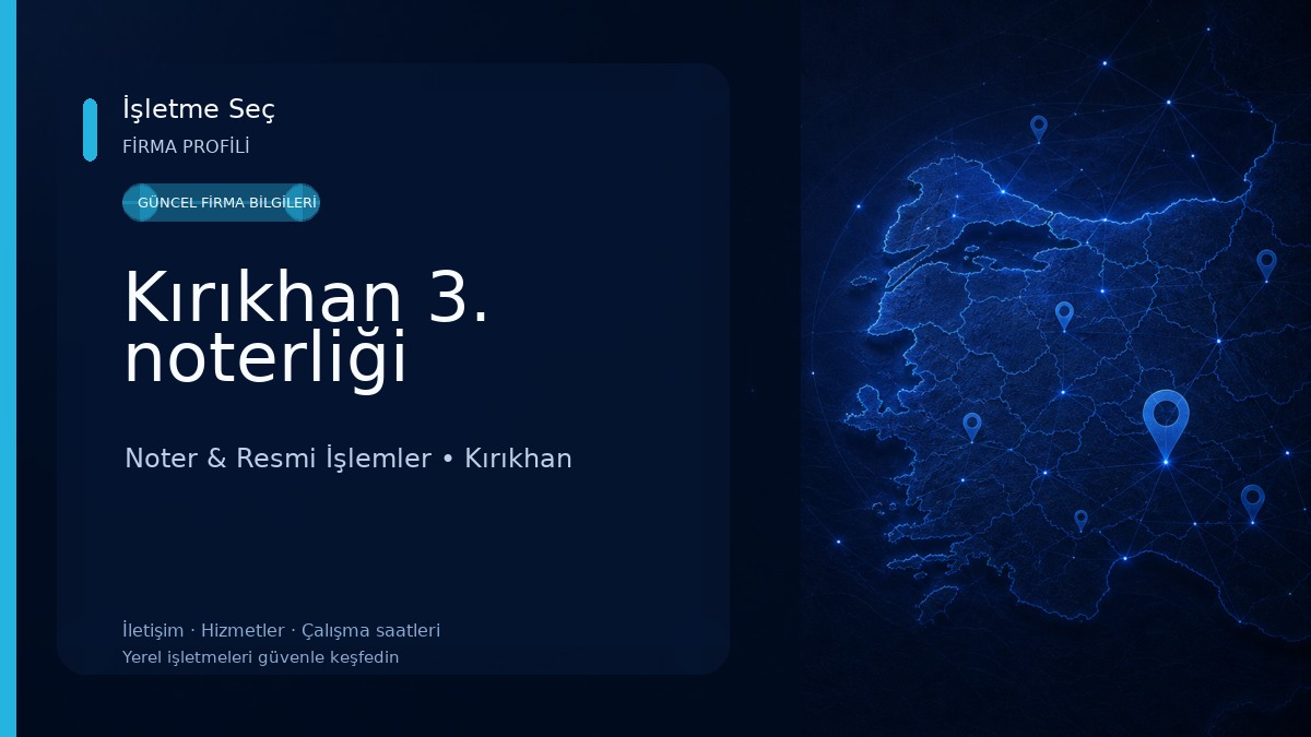 Kırıkhan 3. noterliği