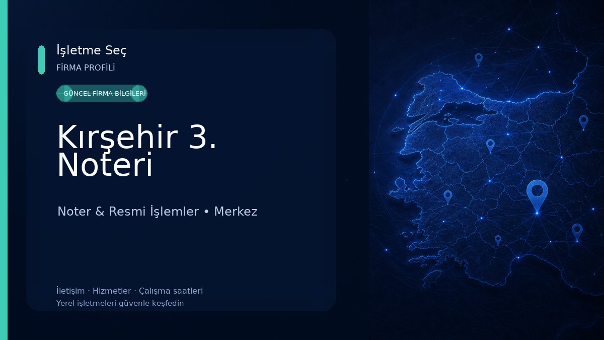 Kırşehir 3. Noteri 