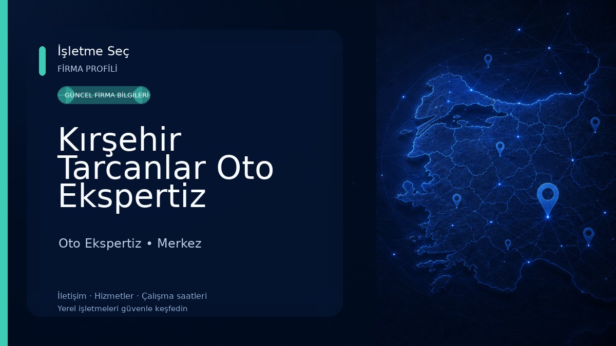 Kırşehir Tarcanlar Oto Ekspertiz Oto Ekspertiz