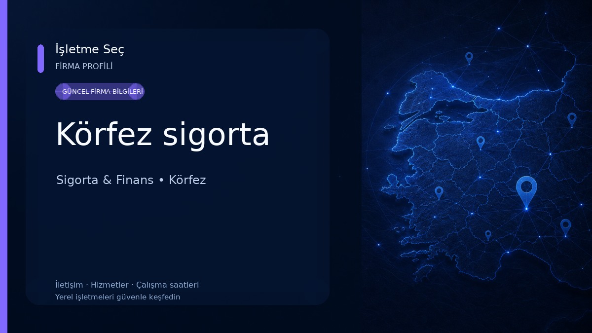 Körfez sigorta