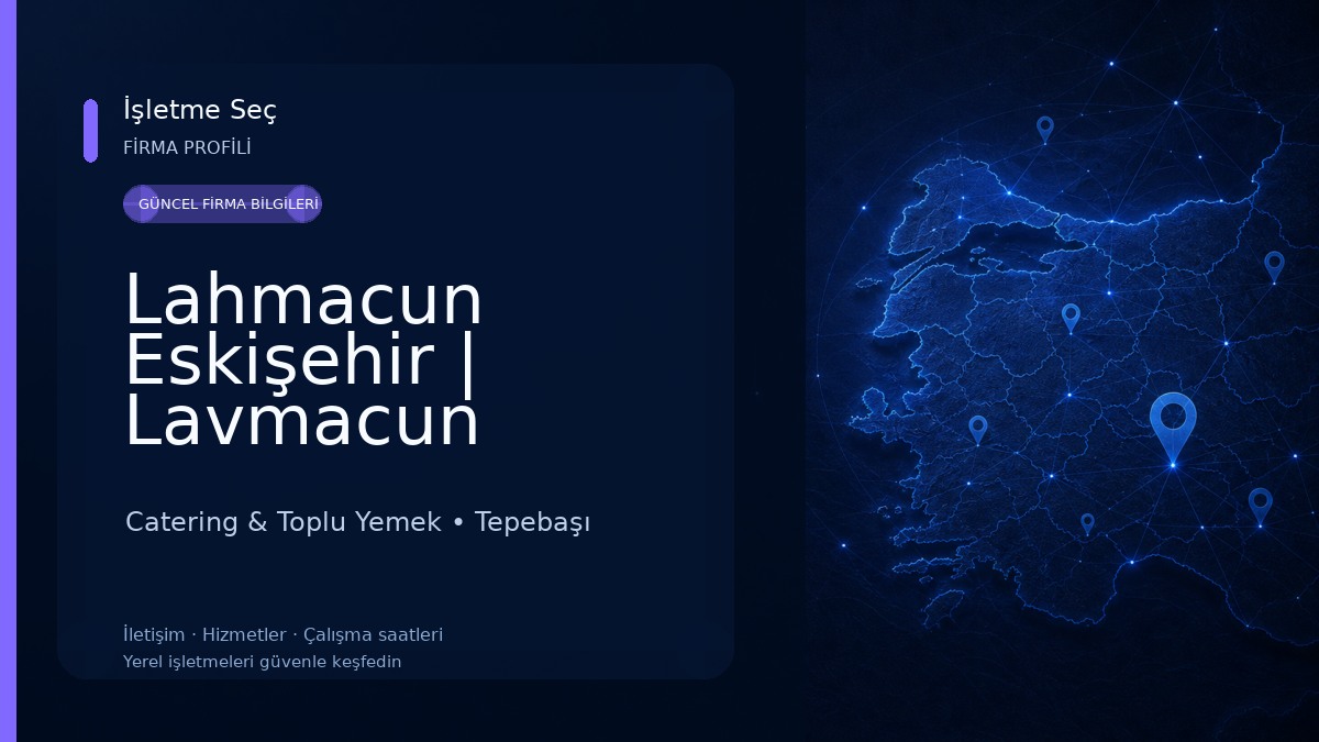 Lahmacun Eskişehir | Lavmacun